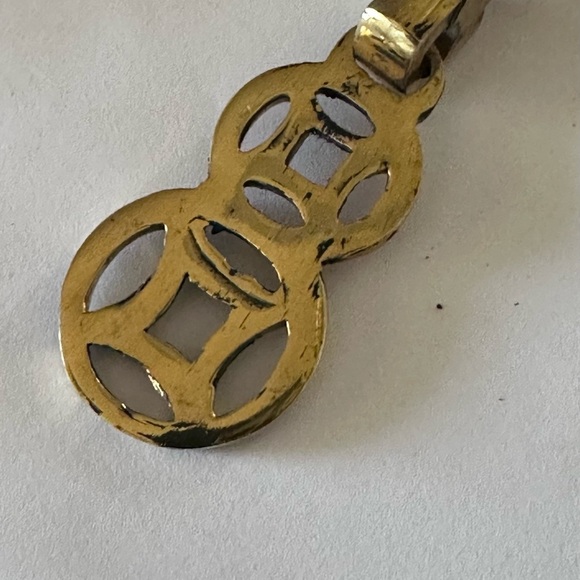 6 Brass drawer pulls - Picture 2 of 4